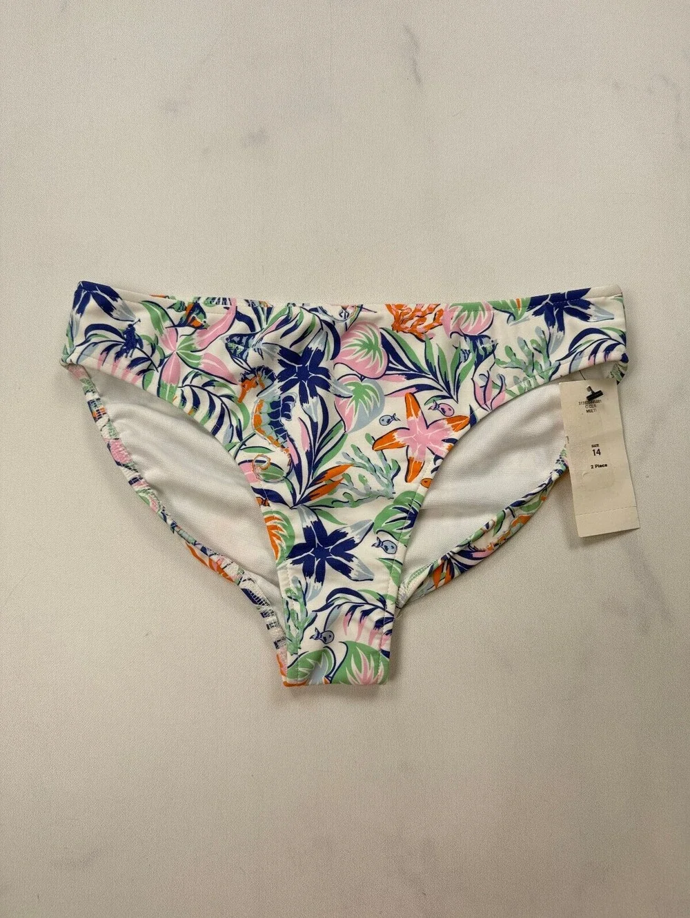 Polo Printed Swimsuit Multi Modern Resort - Girls 14